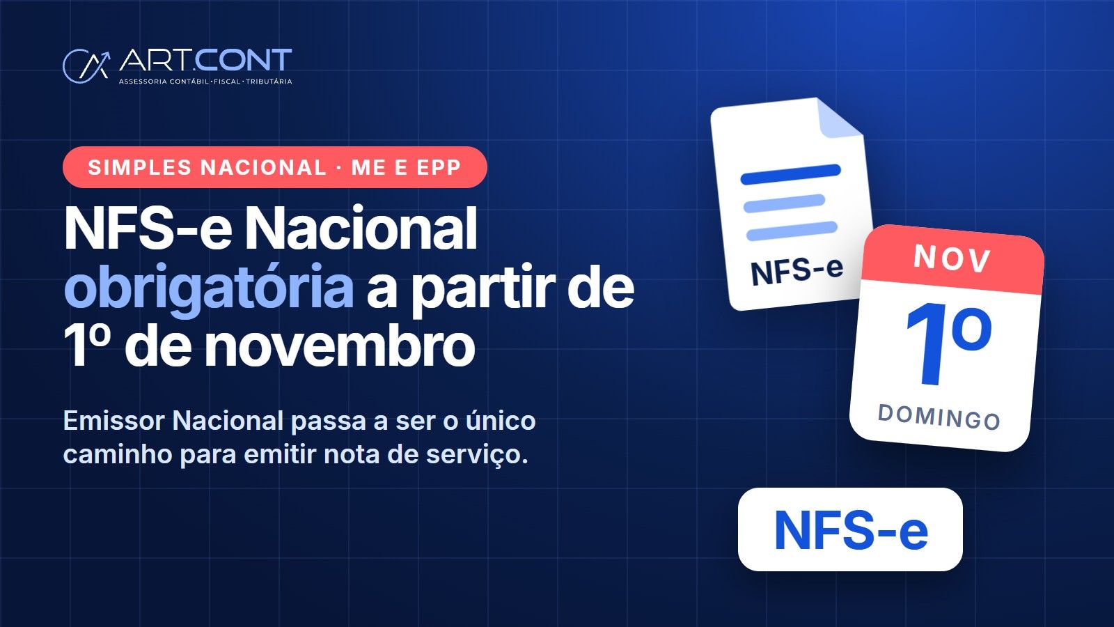 Emissão de NFS-e pelo Emissor Nacional para ME e EPP do Simples Nacional