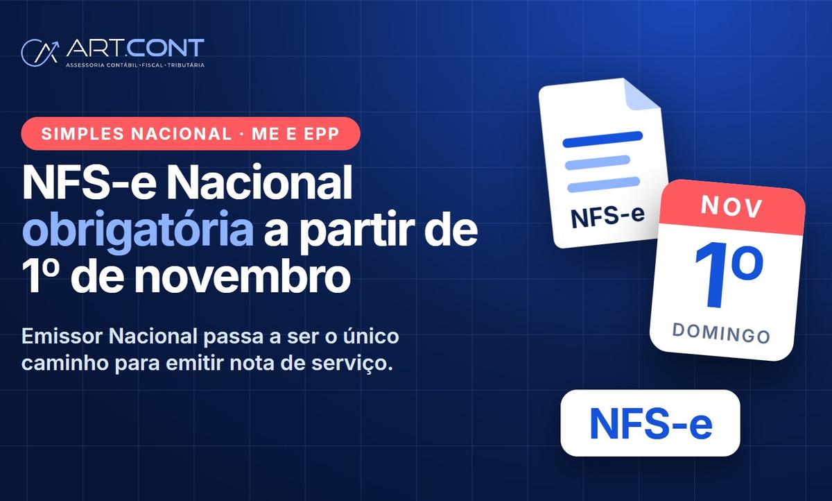 Emissão de NFS-e pelo Emissor Nacional para ME e EPP do Simples Nacional