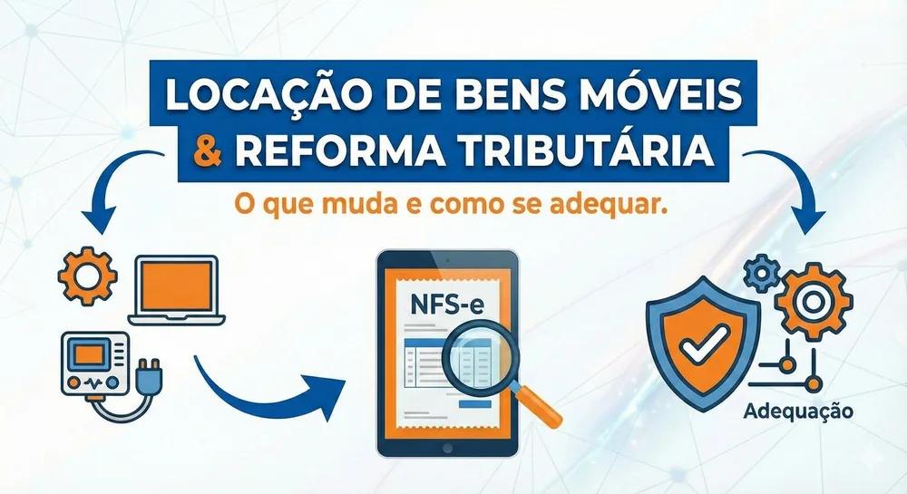 Locacao de bens moveis e obrigatoriedade de emissao de NFS-e apos a reforma tributaria