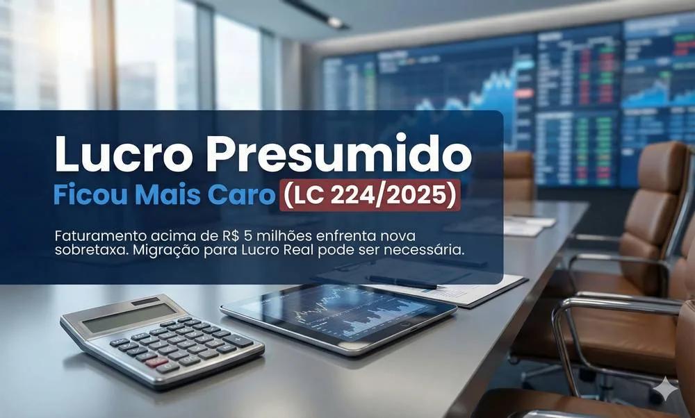 Aumento da tributacao no lucro presumido para empresas com faturamento acima de 5 milhoes