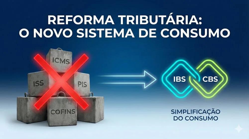 Mudanca na tributacao sobre consumo com IBS e CBS na reforma tributaria