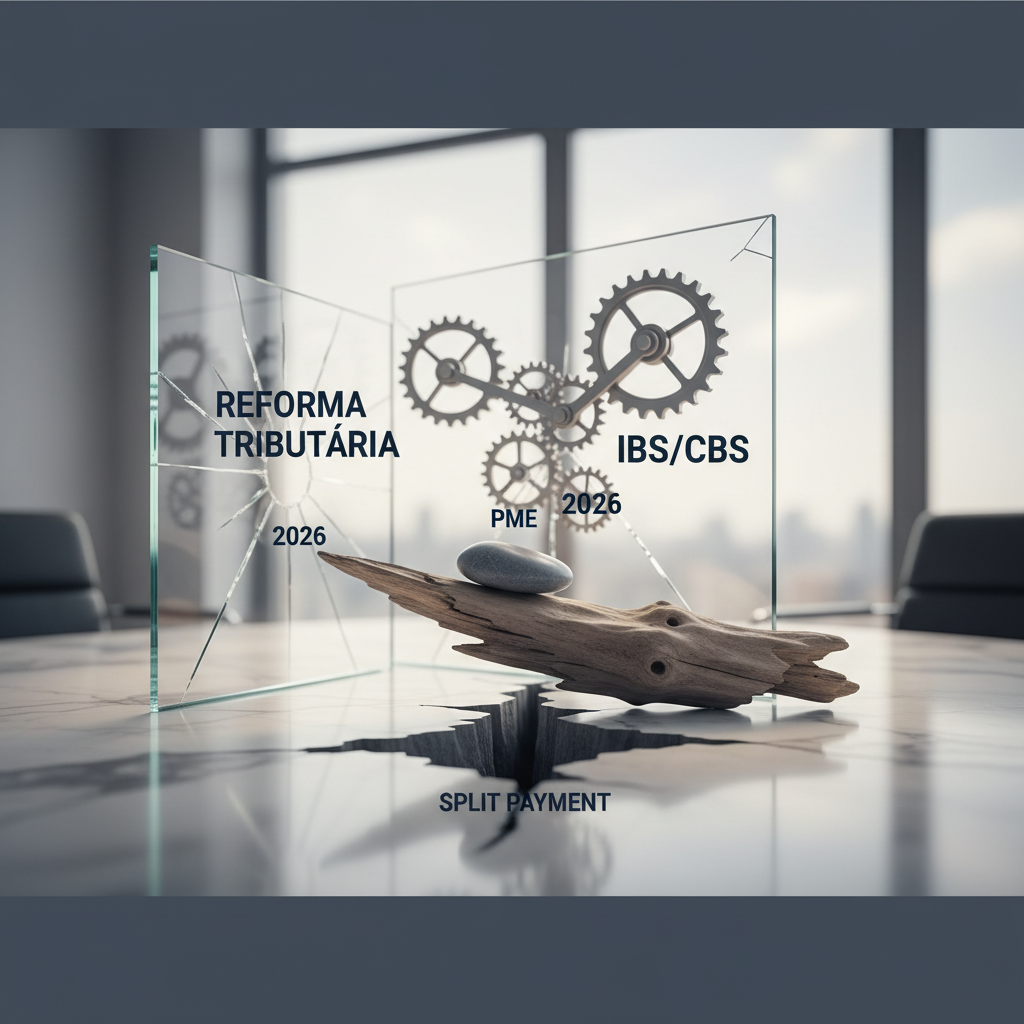 Adaptação PMEs Reforma Tributária 2026: Riscos com IBS/CBS e Split Payment