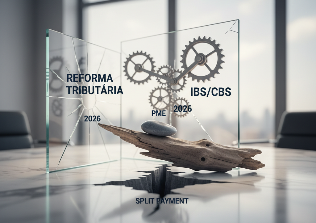 Adaptação PMEs Reforma Tributária 2026: Riscos com IBS/CBS e Split Payment