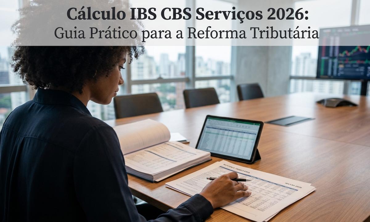 Cálculo IBS CBS Serviços 2026: Guia Prático para a Reforma Tributária